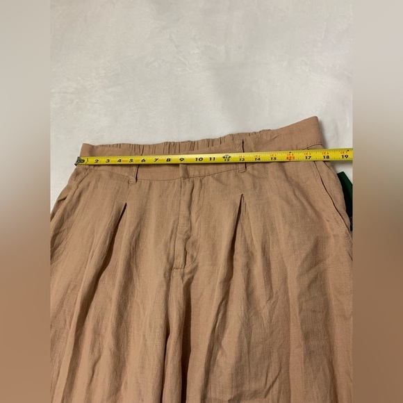Wild Fable Women's Wide Leg Pants Brown Tan Casual Work Pockets Size L NWT - Picture 6 of 10